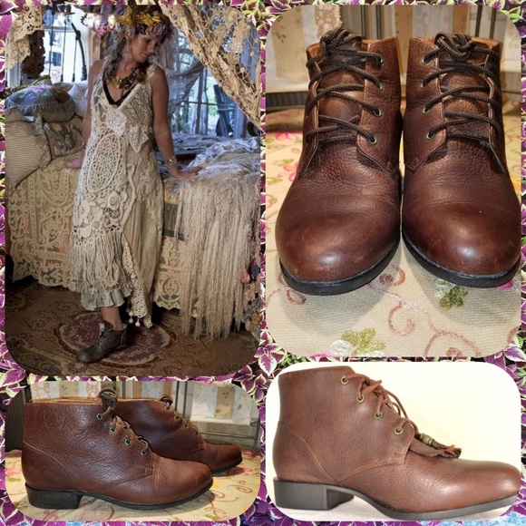 Ariat Shoes - Ariat lace-up genuine leather ATS tech short boot